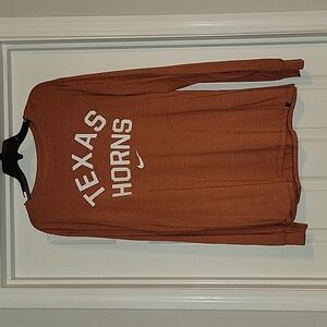 Nike University of Texas Longhorns Tri Blend Long Sleeve Shirt
